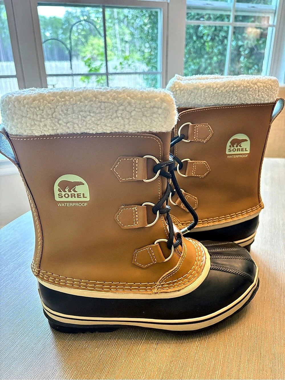 Sorel 1964 Premium T Winter Boots Brown & Black US 5 Like New - Picture 3 of 7